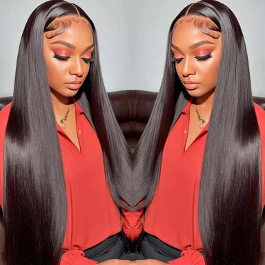 Sleek & Smooth | Straight Glueless HD Lace 13x4 Frontal Wig Pre-Cut