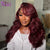 Statement Look | Burgundy 99J Glueless HD Lace 13x6 Frontal Wig Pre-Cut