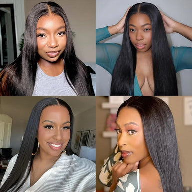 Polished Look | Straight Glueless HD Lace 7x5 Closure Wig Pre-Cut