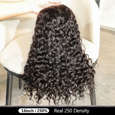 Effortless Waves | Water Wave Glueless HD Lace 13x4 Frontal Wig Pre-Cut