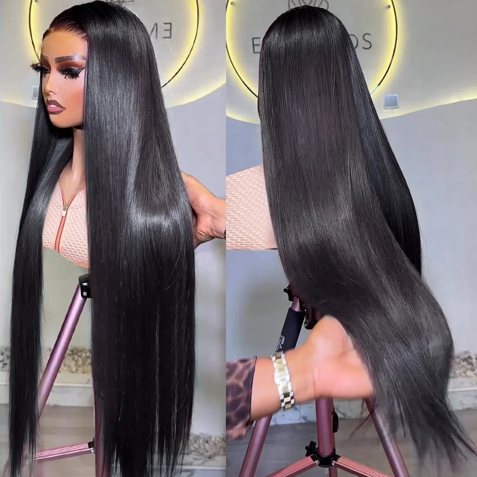 Polished Look | 300% Extra Density Straight Glueless HD Lace 13x6 Frontal Wig by Melody