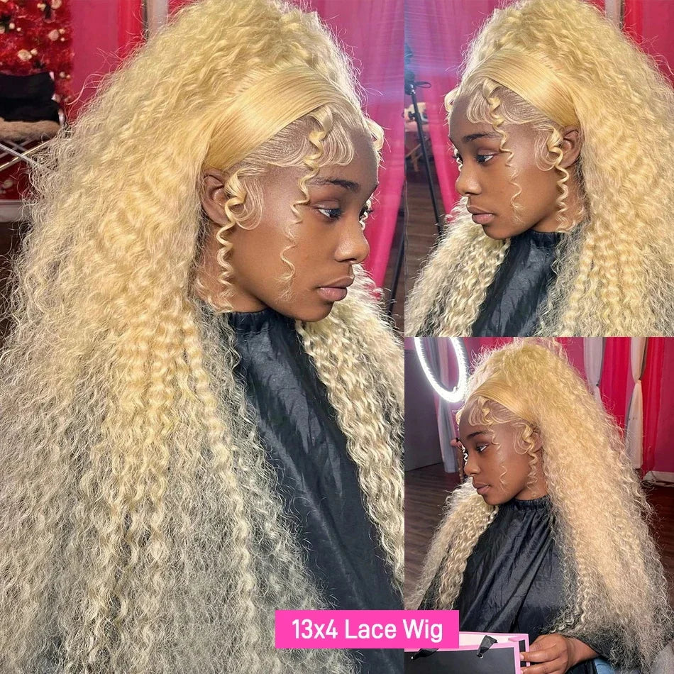 Natural Bounce | 613 Blonde Loose Wave Glueless HD Lace 13x6 Frontal Wig