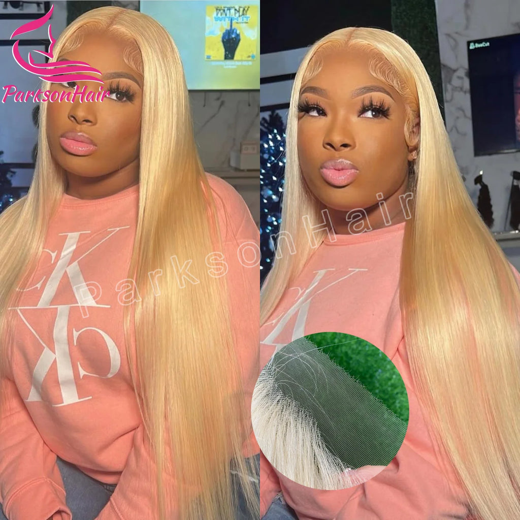 Bold Blonde | 613 Blonde Glueless HD Lace 5x5 Closure Wig Pre-Cut