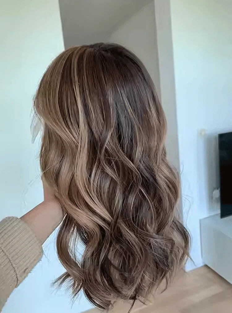 Trending Now | Honey Brown Highlight Glueless HD Lace 13x6 Frontal Wig