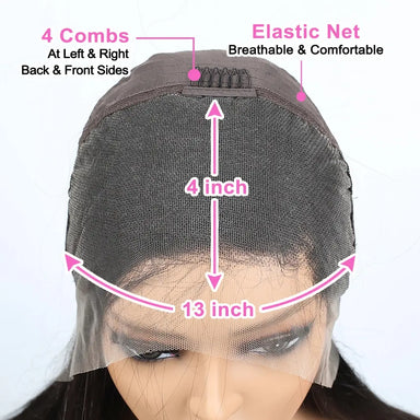 Sleek & Smooth | Straight Glueless HD Lace 13x6 Frontal Wig Pre-Cut by JACEY