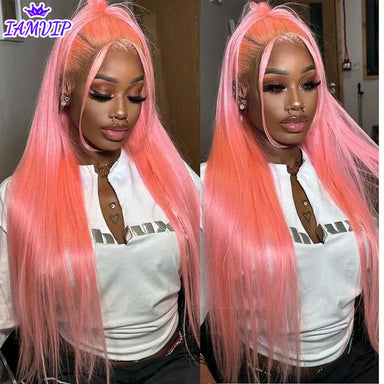 Classic Silk | 250% High Density Straight Glueless HD Lace 13x6 Frontal IAMVIP Hair Wig Pre-Cut