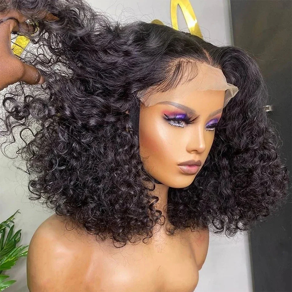 Throw On & Go | 200% Density Water Wave Glueless HD Lace 13x4 Frontal Wig by Duoxuan