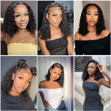 Throw On & Go | 200% Density Deep Wave Glueless HD Lace 13x4 Frontal Wig Pre-Cut