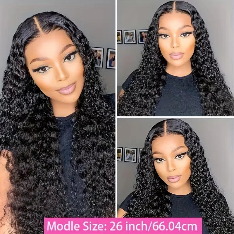 Wear & Go | 180% Density Water Wave Glueless HD Lace 4x4 Closure Wig