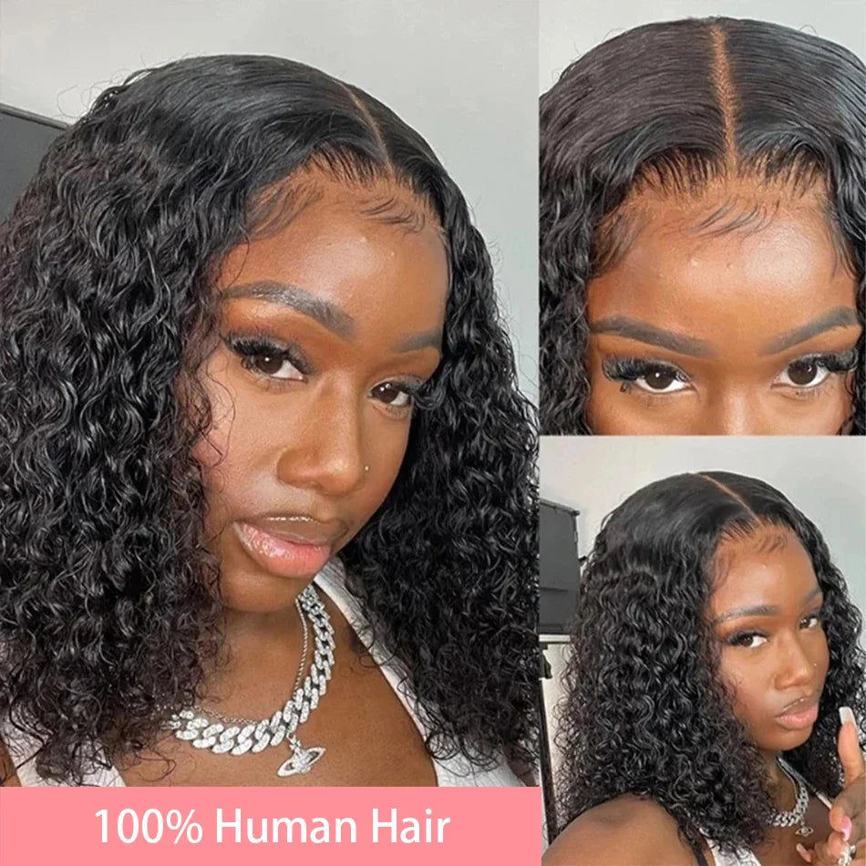 Throw On & Go | 200% Density Water Wave Glueless HD Lace 13x4 Frontal Wig