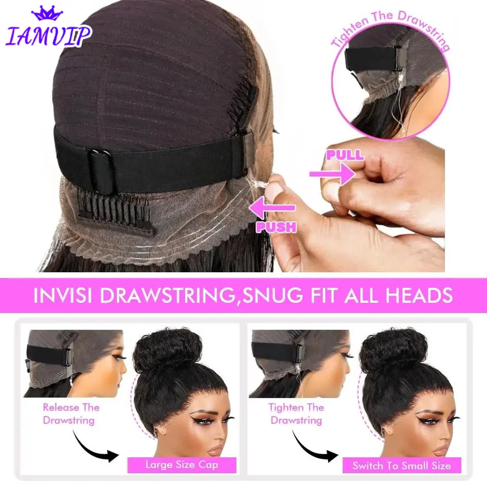 Wear & Go | 250% High Density Water Wave Glueless HD Lace 360 Lace Wig Pre-Cut