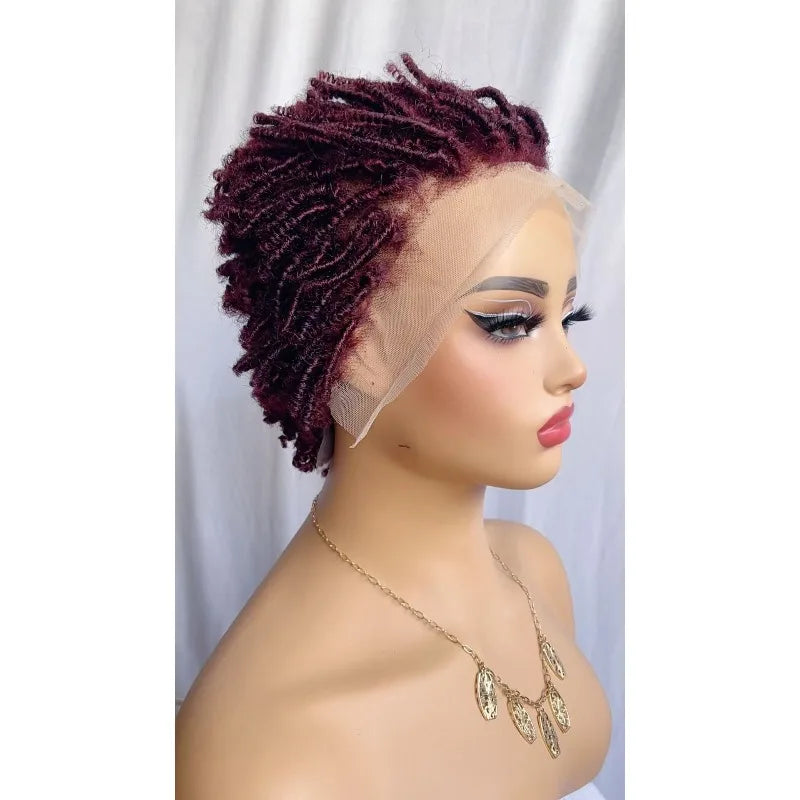 Statement Look | Burgundy 99J Glueless HD Lace 13x4 Frontal Wig by GlamChicC