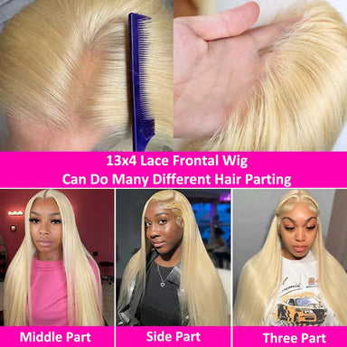 Bold Blonde | 200% Density 613 Blonde Glueless HD Lace 13x6 Frontal Wig