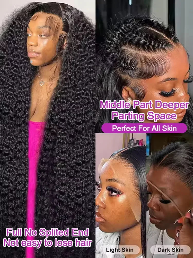 Effortless Waves | Water Wave Glueless HD Lace 13x6 Frontal Wig