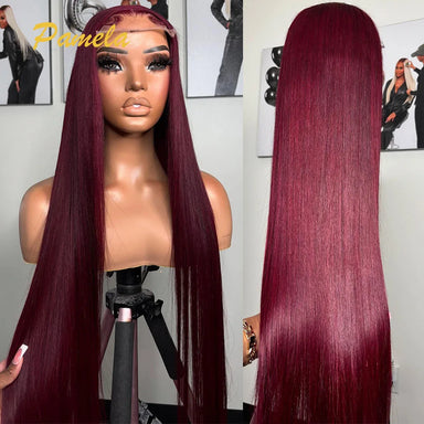 Bold & Beautiful | Burgundy 99J Glueless HD Lace 13x6 Frontal Wig