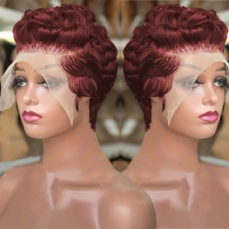 Bold & Beautiful | Burgundy 99J Glueless HD Lace 13x4 Frontal Wig