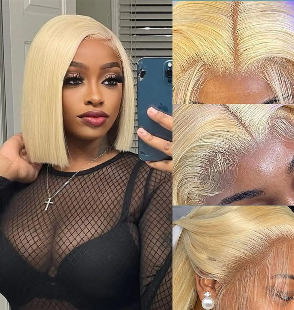 Platinum Glow | 613 Blonde Glueless HD Lace 13x4 Frontal Wig