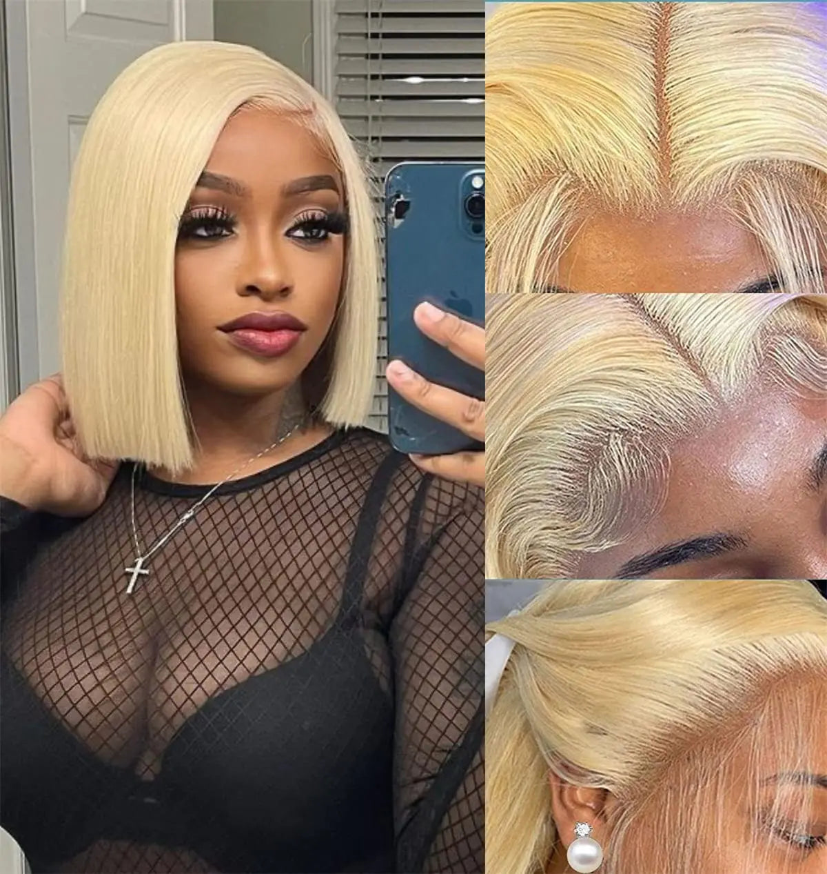 Platinum Glow | 613 Blonde Glueless HD Lace 13x4 Frontal Wig