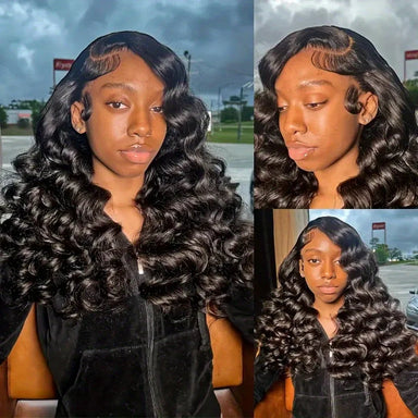Wear & Go | 200% Density Deep Wave Glueless HD Lace 13x6 Frontal Wig Pre-Cut