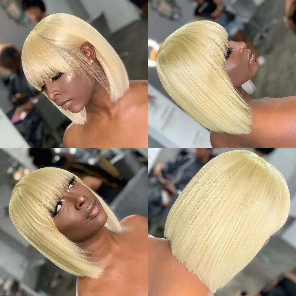 Platinum Glow | 613 Blonde Glueless HD Lace 13x4 Frontal Wig by Aplus hair