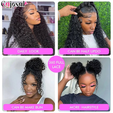 Curl Goals | Kinky Curly Glueless HD Lace 360 Lace Wig