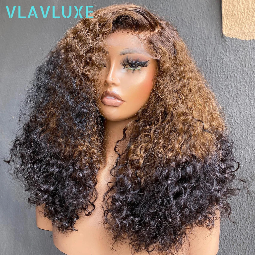 Throw On & Go | 300% Extra Density Water Wave Glueless HD Lace 13x6 Frontal Wig