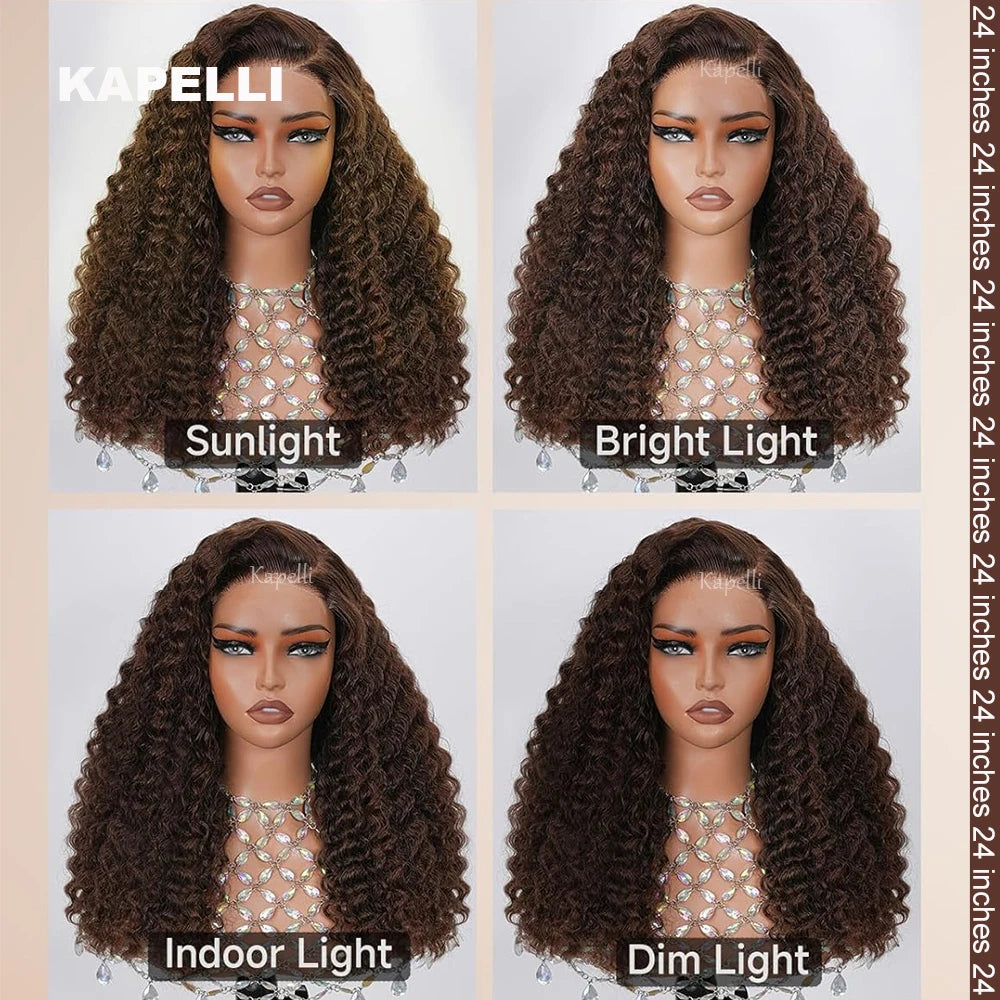 Wear & Go | 200% Density Deep Wave Glueless HD Lace 5x5 Closure Wig