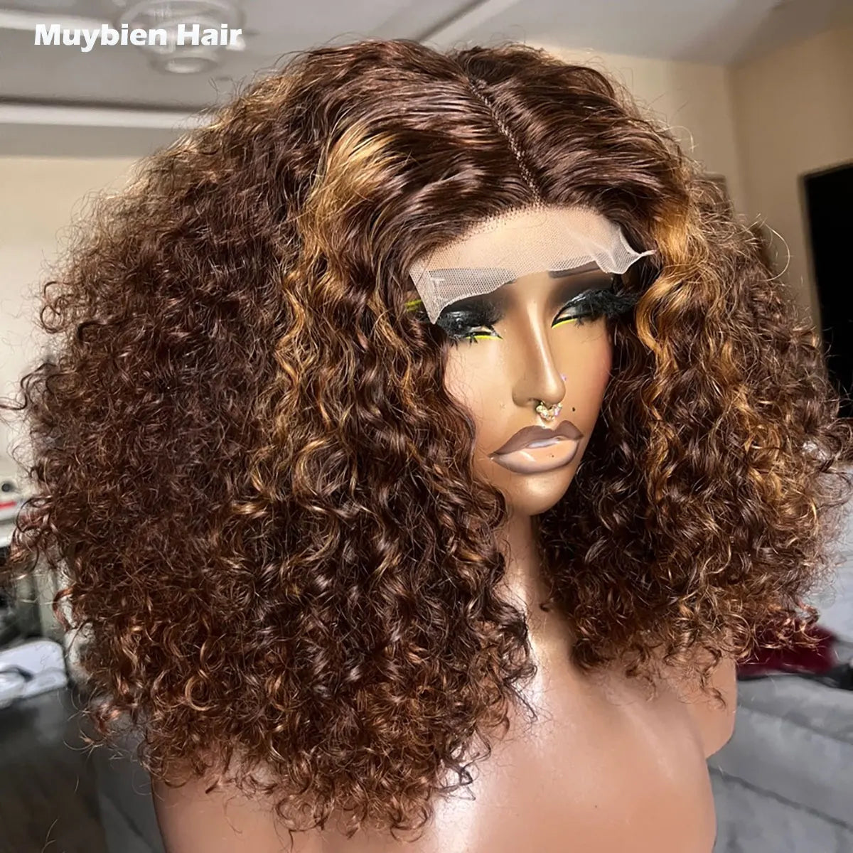Sun-Kissed | Honey Brown Highlight Glueless HD Lace 13x4 Frontal Wig