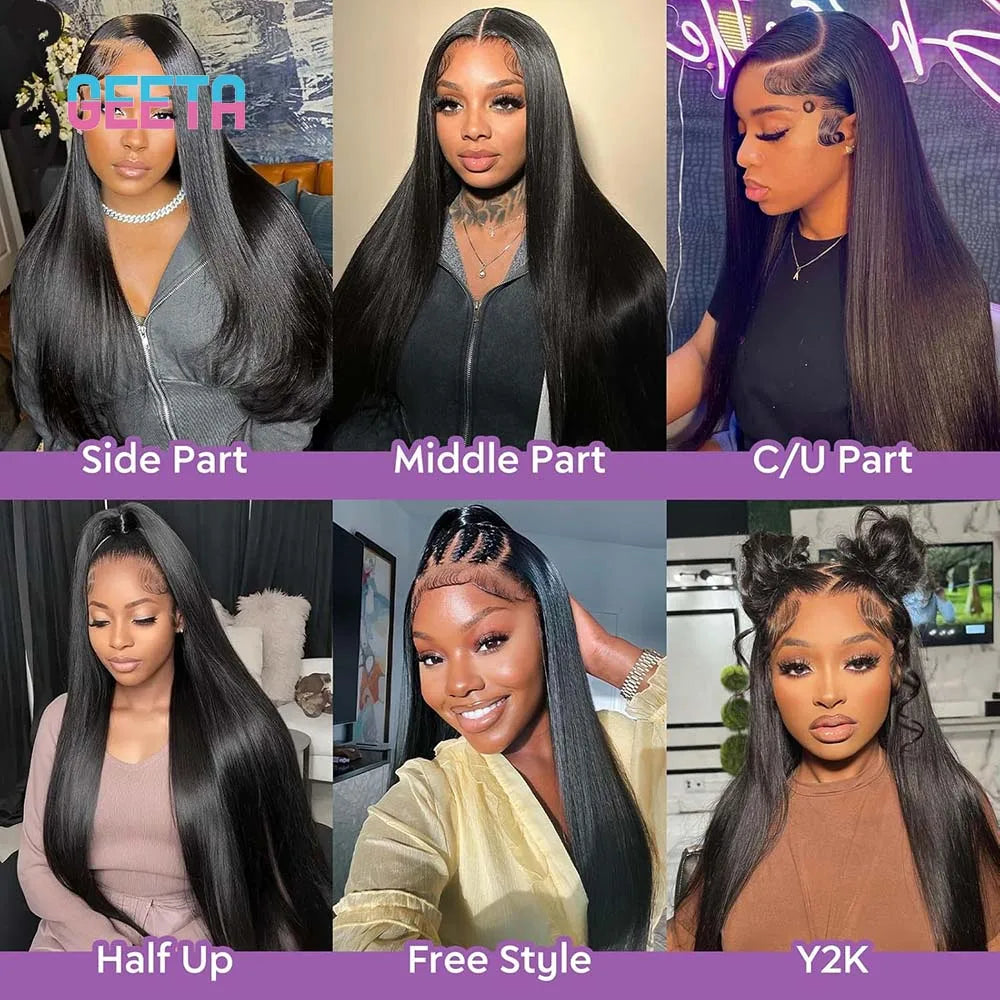 Polished Look | 300% Extra Density Straight Glueless HD Lace 13x6 Frontal Wig