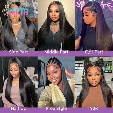 Polished Look | 300% Extra Density Straight Glueless HD Lace 13x6 Frontal Wig