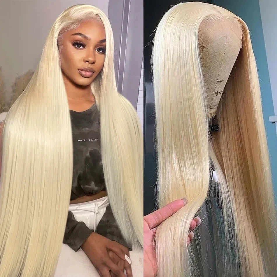 Blonde Vibes | Honey Brown Highlight 250% High Density 613 Blonde Glueless HD Lace 13x6 Frontal Wig