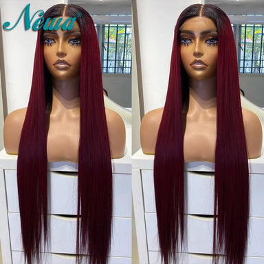 Rich Color | Burgundy 99J Glueless HD Lace 5x5 Closure Wig