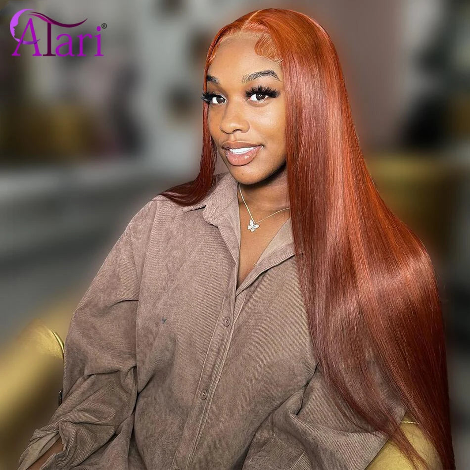 Polished Look | Ginger Straight Glueless HD Lace 13x6 Frontal Wig Pre-Cut
