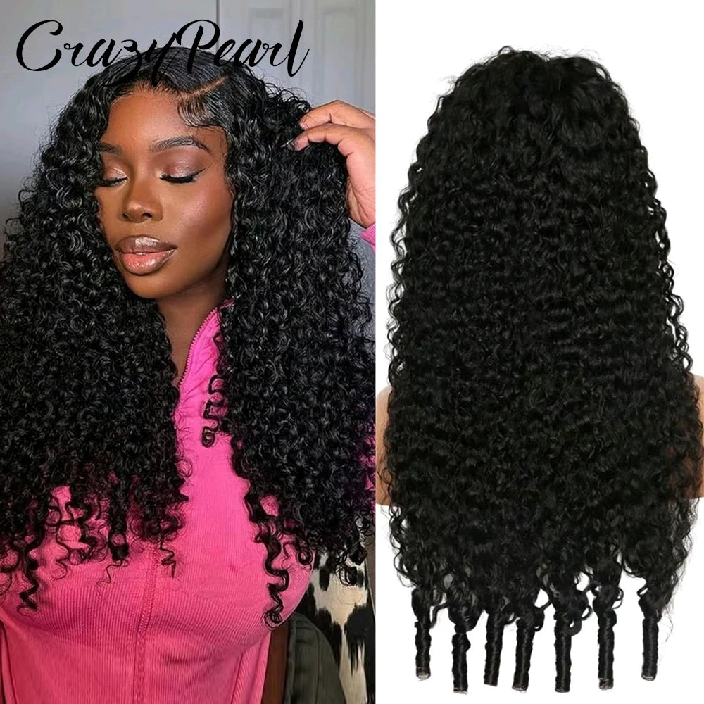 Big Curl Energy | 250% High Density Kinky Curly Glueless HD Lace 13x6 Frontal Wig Pre-Cut