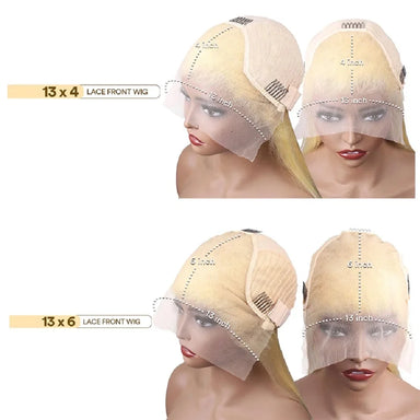 Platinum Glow | 200% Density 613 Blonde Glueless HD Lace 13x6 Frontal Wig