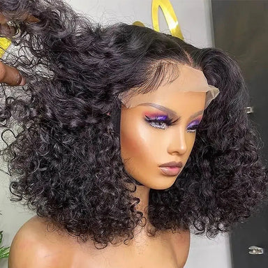 Throw On & Go | 300% Extra Density Water Wave Glueless HD Lace 13x6 Frontal Wig Pre-Cut