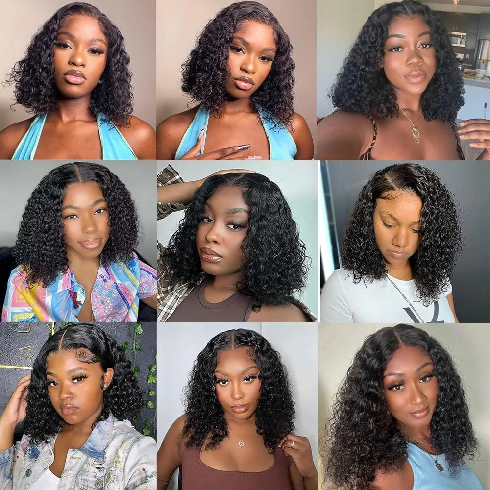 Curl Goals | 180% Density Kinky Curly Glueless HD Lace 4x4 Closure Wig Pre-Cut