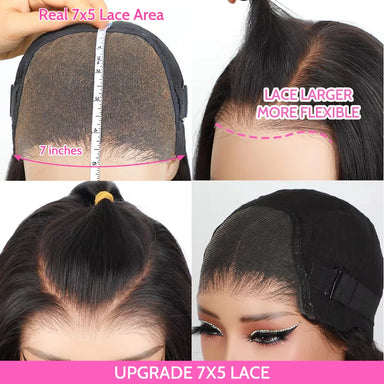 Chic Bob | Bob Glueless HD Lace 7x5 Closure Bob Wig