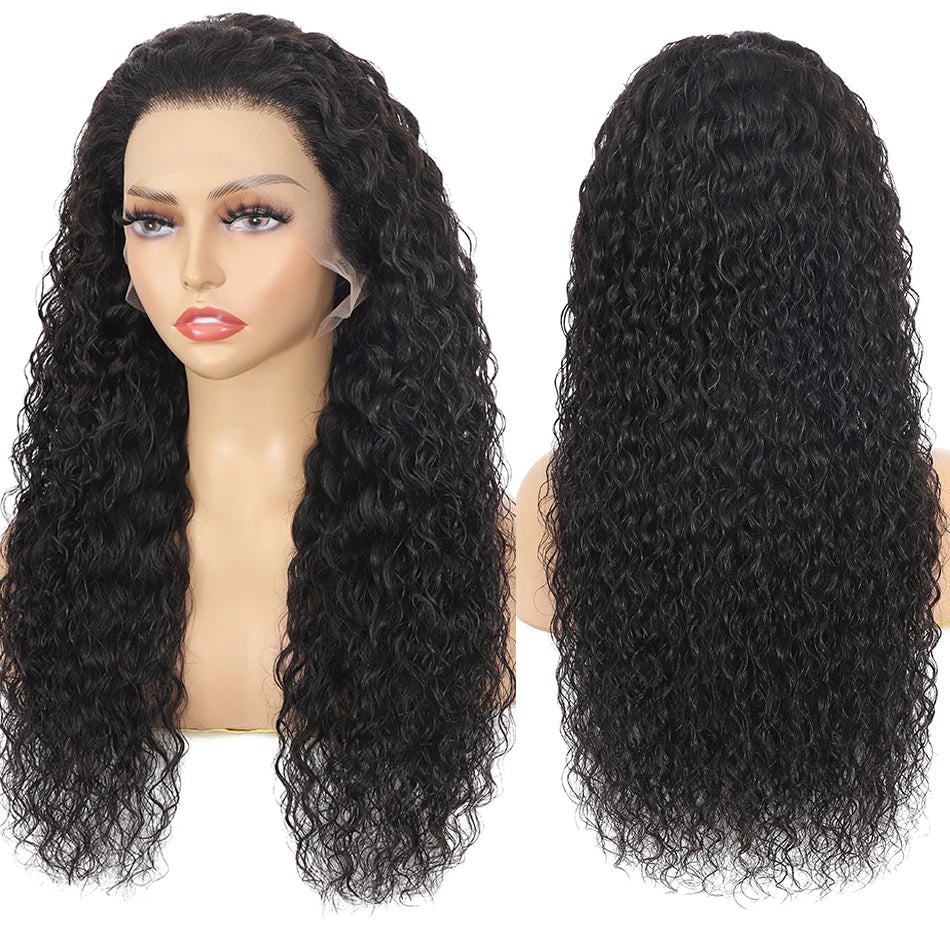Effortless Waves | 180% Density Water Wave Glueless HD Lace 13x6 Frontal Wig Pre-Cut