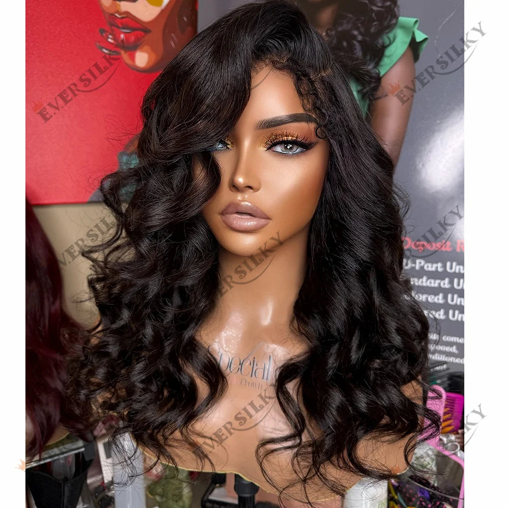 Effortless Glam | Loose Wave Glueless HD Lace 13x4 Frontal Wig by Eversilky