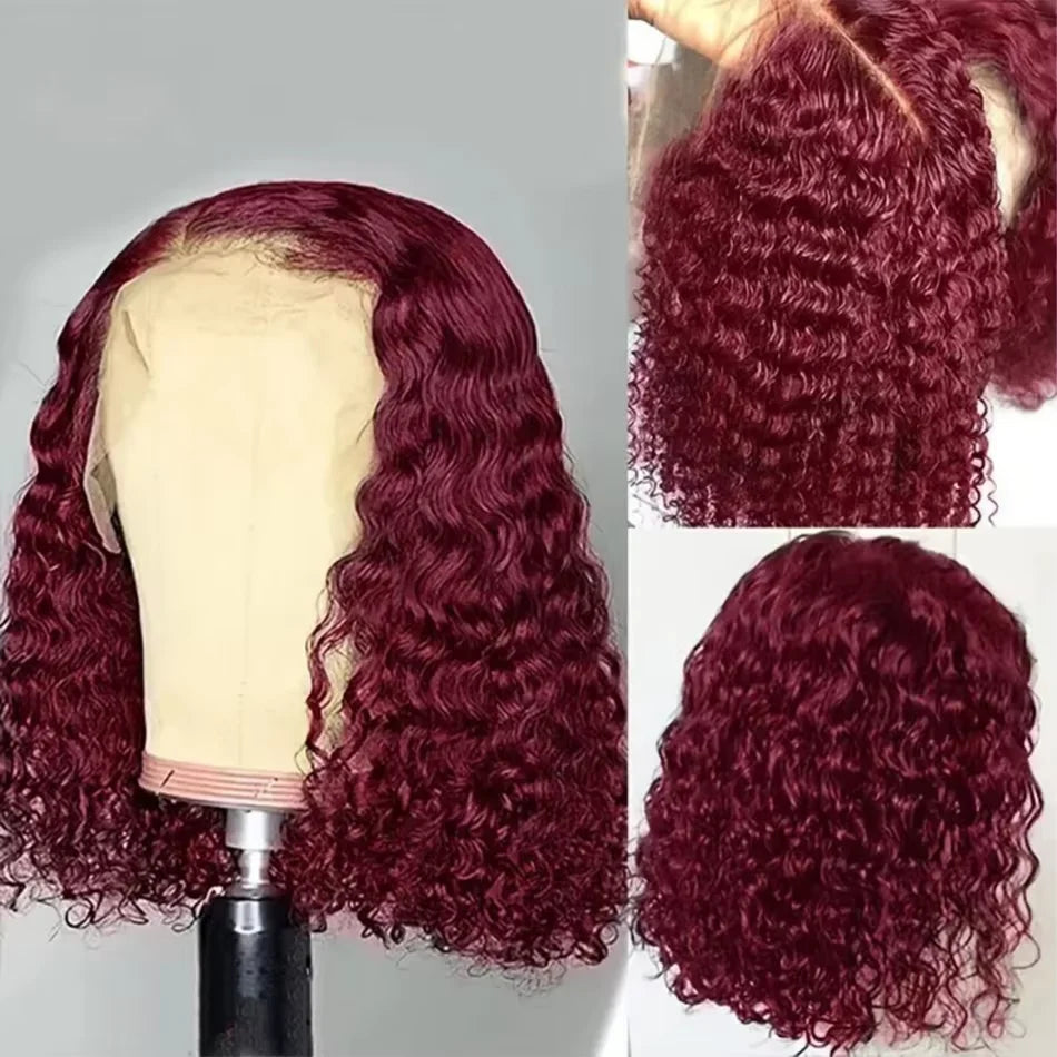 Effortless Waves | Burgundy 99J Water Wave Glueless HD Lace 13x4 Frontal Wig