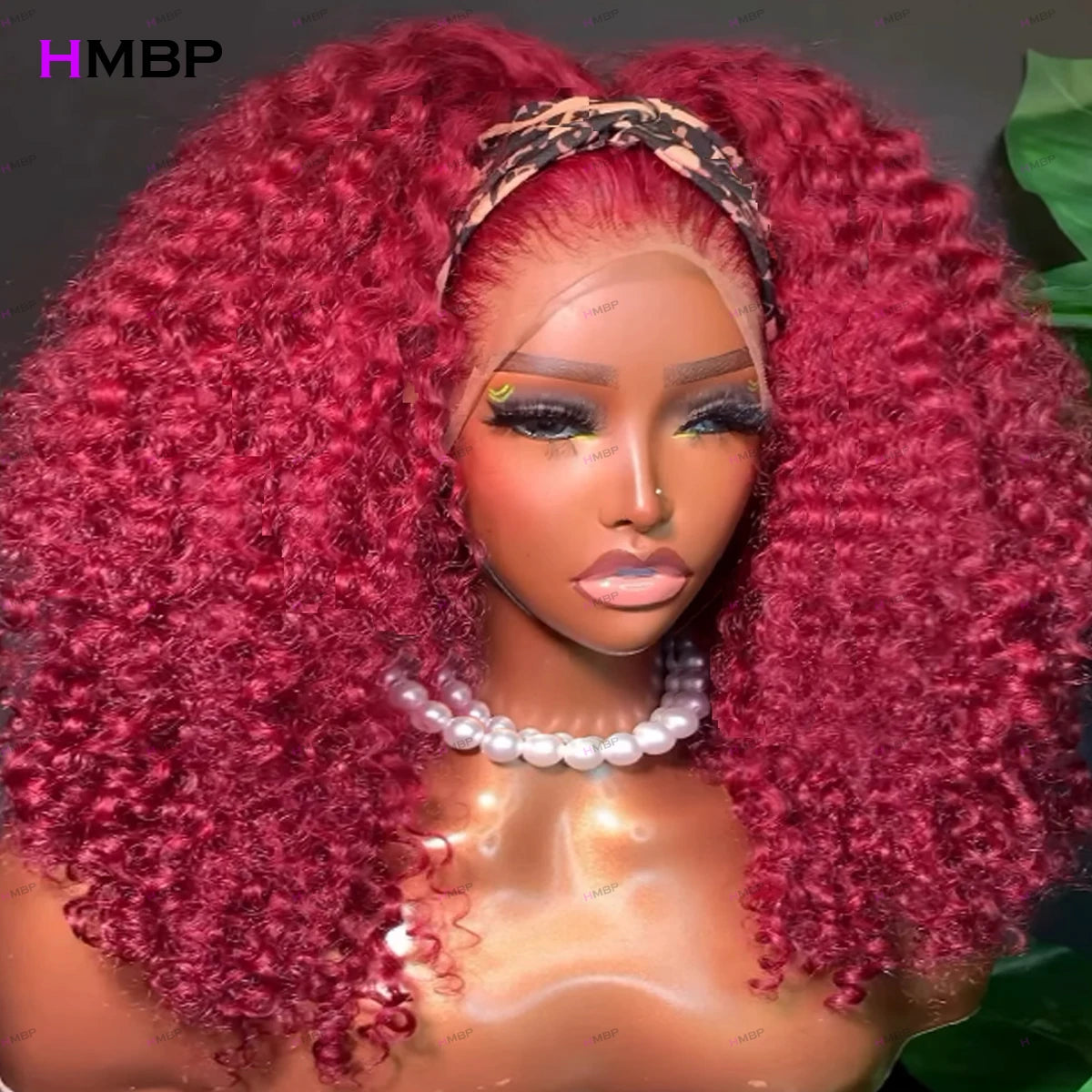 Big Curl Energy | Burgundy 99J 450% Super Density Kinky Curly Glueless HD Lace 360 Lace Wig