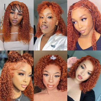 Effortless Waves | Ginger Water Wave Glueless HD Lace 13x4 Frontal Wig
