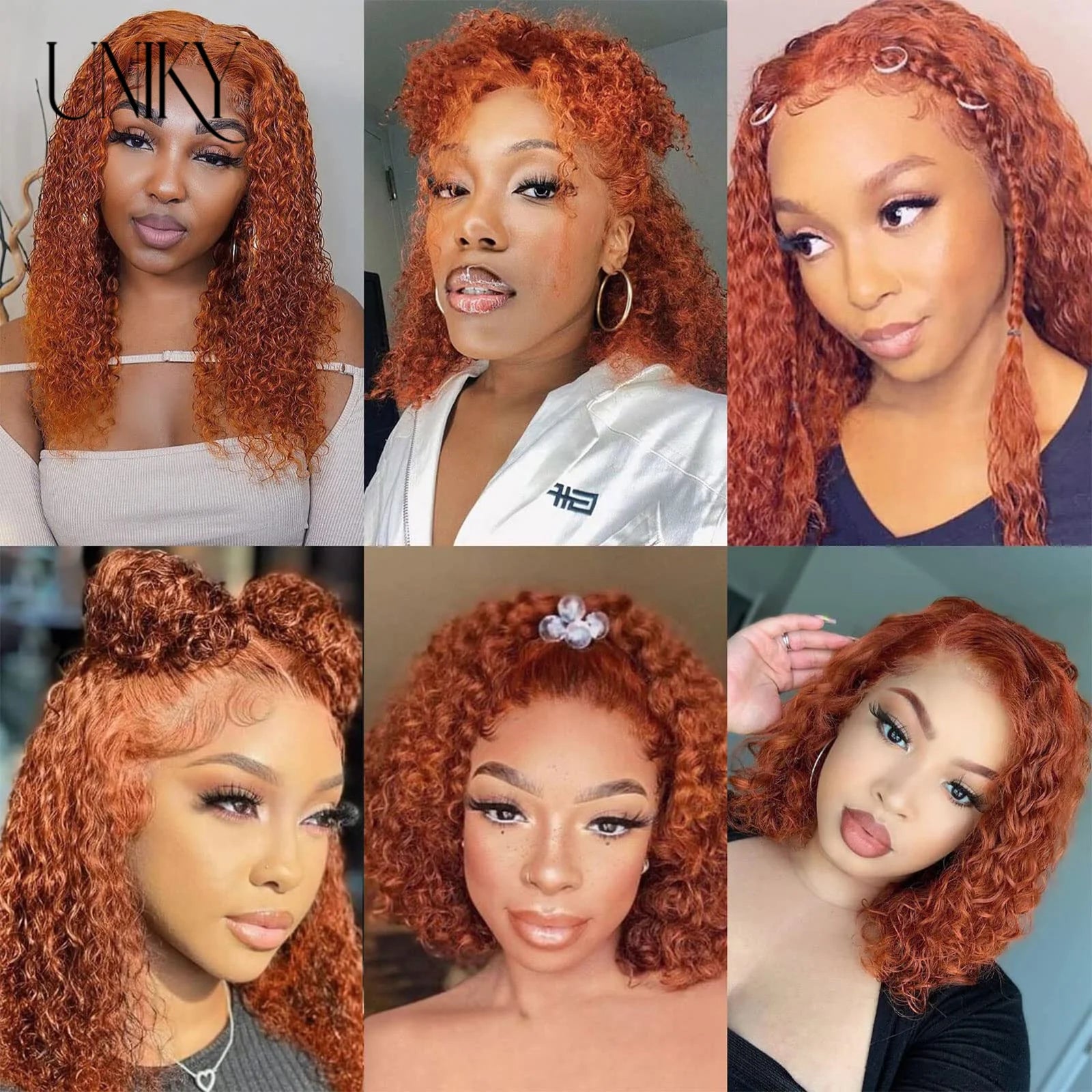Effortless Waves | Ginger Water Wave Glueless HD Lace 13x4 Frontal Wig