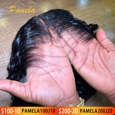 Throw On & Go | 250% High Density Deep Wave Glueless HD Lace 13x6 Frontal Wig