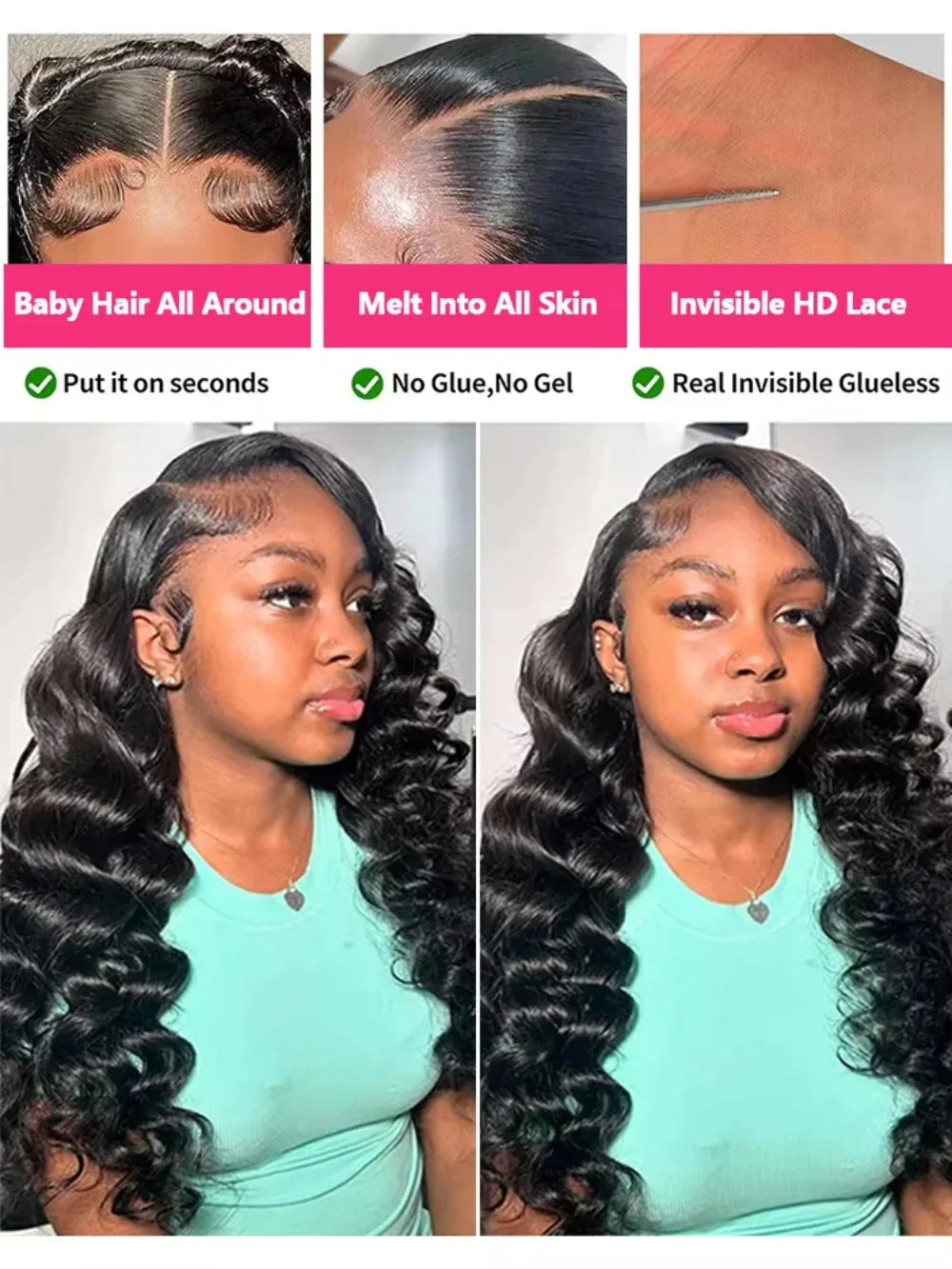 Ready To Wear | Deep Wave Glueless HD Lace 13x6 Frontal Wig