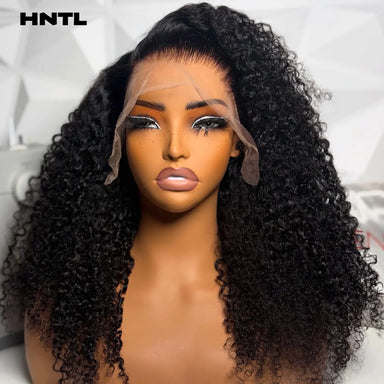 Curl Goals | Kinky Curly Glueless HD Lace 13x6 Frontal Wig Pre-Cut by HNTL