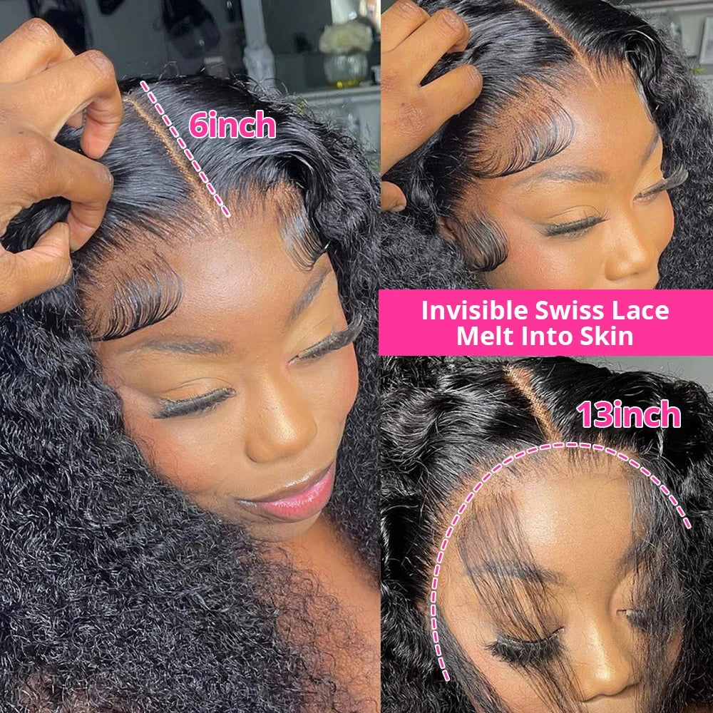 Ready To Wear | 250% High Density Deep Wave Glueless HD Lace 13x6 Frontal Wig