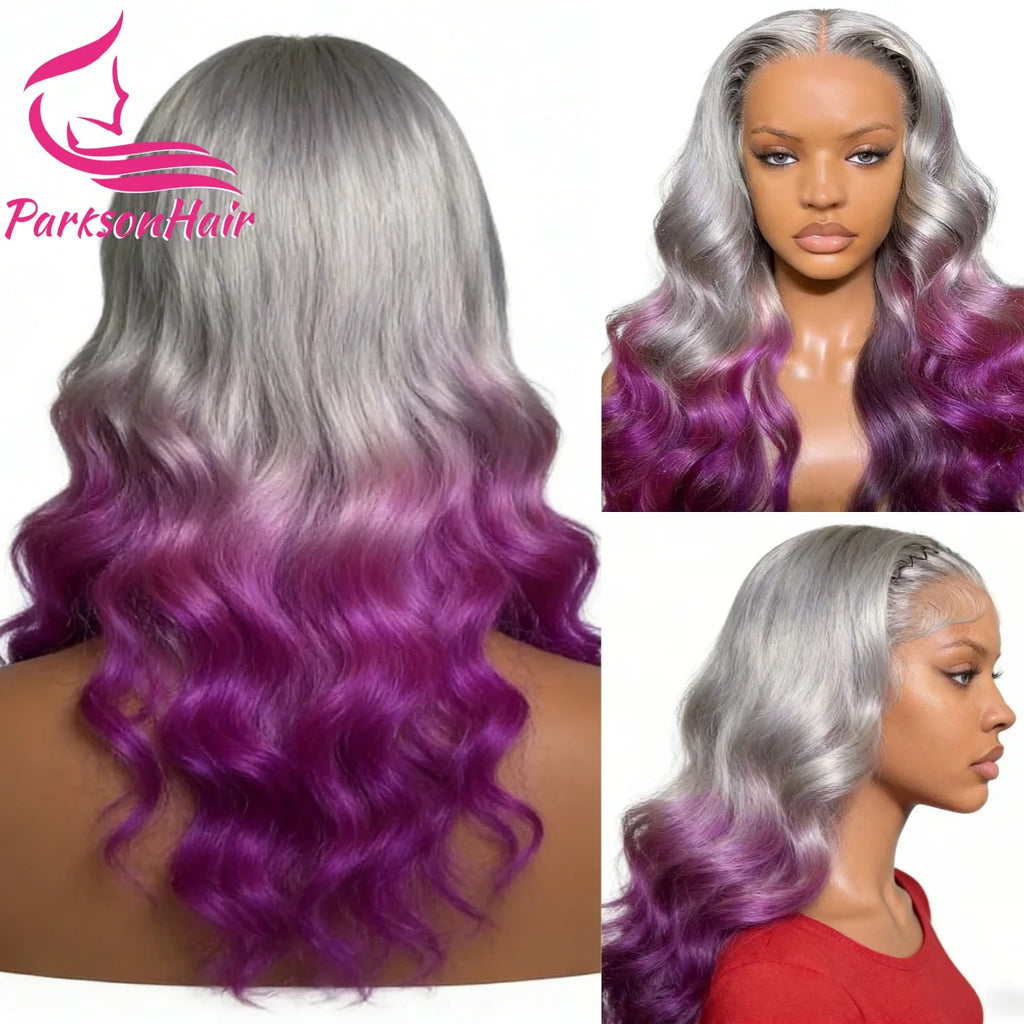 Flowy Waves | Salt & Pepper 250% High Density Loose Wave Glueless HD Lace 13x6 Frontal Wig