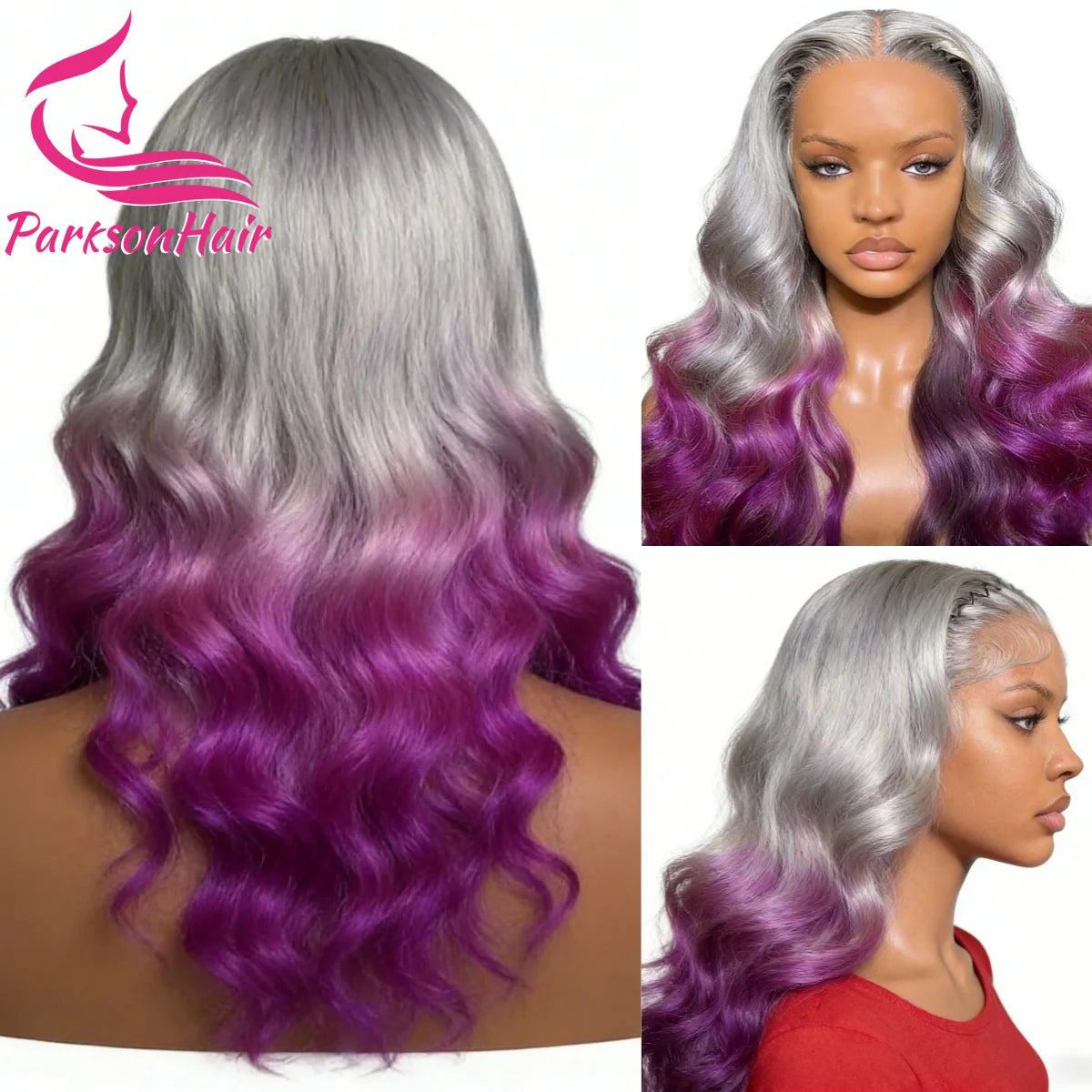 Flowy Waves | Salt & Pepper 250% High Density Loose Wave Glueless HD Lace 13x6 Frontal Wig